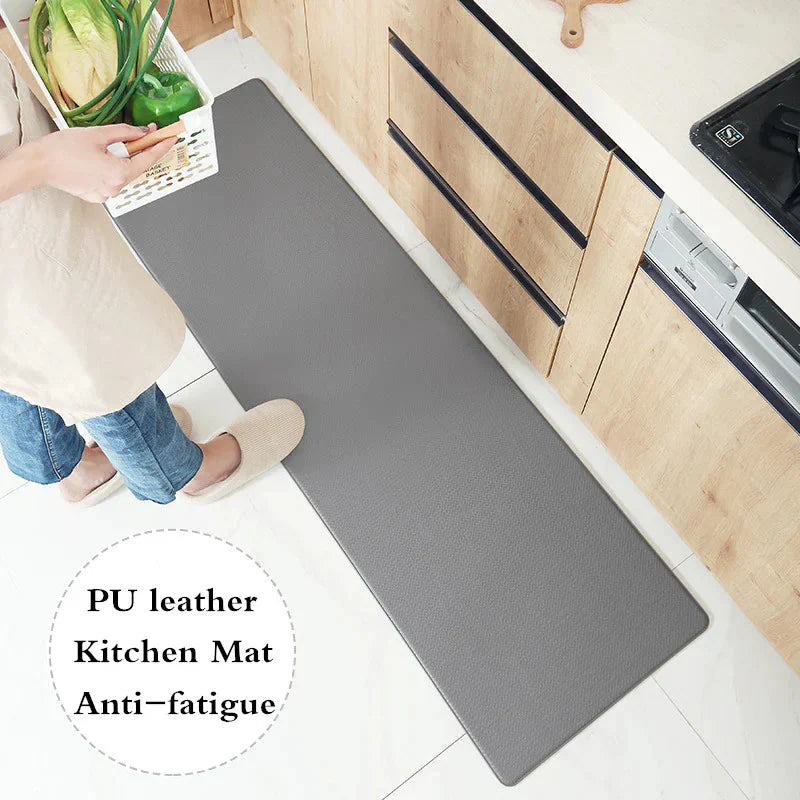 PU Leather Kitchen Floor Mats Anti Spier