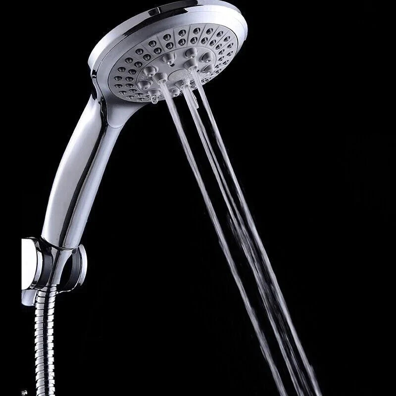 High Pressure Shower Head 5 Settings Handheld Shower Heads Spray With 5 FT Hose Anti Spier