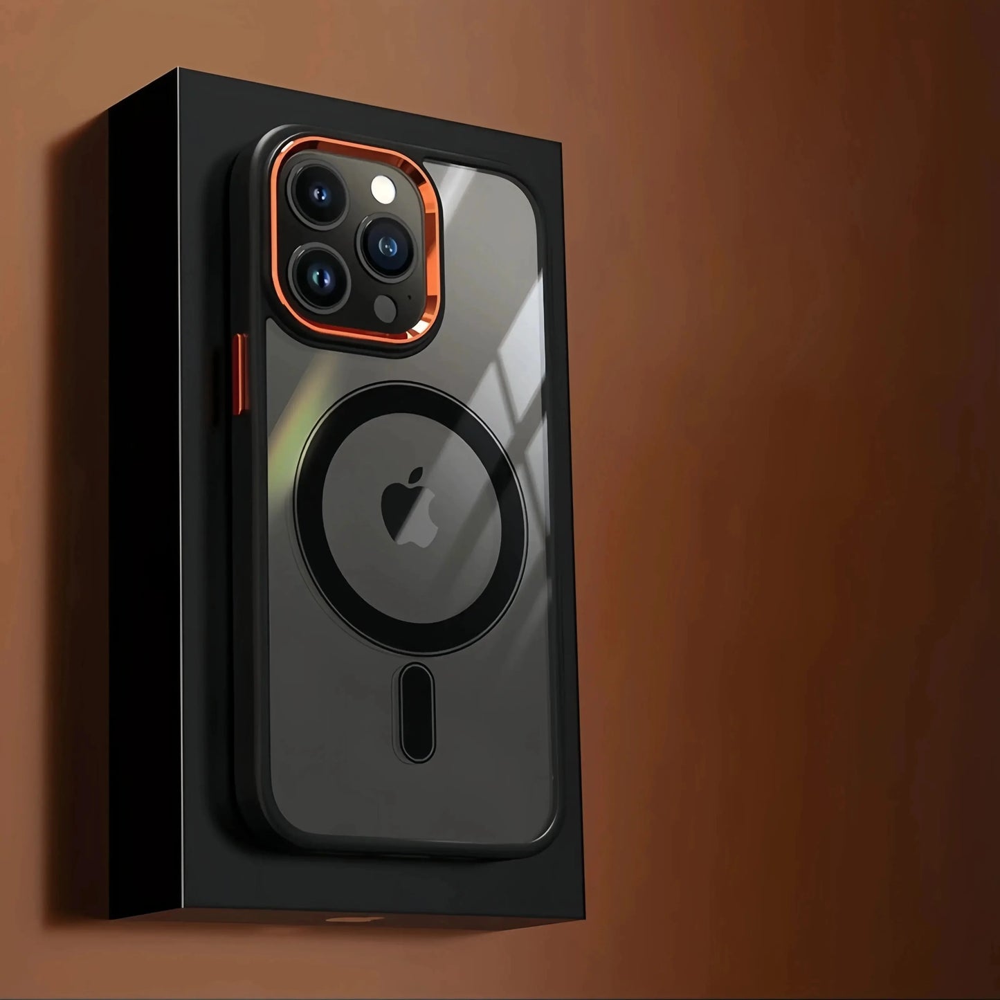 Luxury Clear HD iPhone Case Magsafe Anti Spier