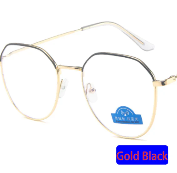 Blue Light Blocking Glasses with Metal Frame Anti Spier