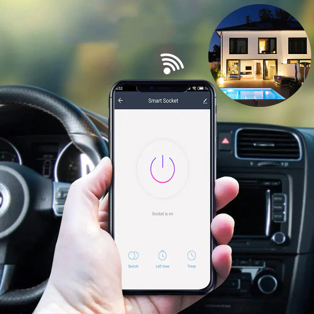 Smart Home Outlet Control By Google Home Assistant Or Amazon Alexa In Pack Of 2 Or 4 Anti Spier