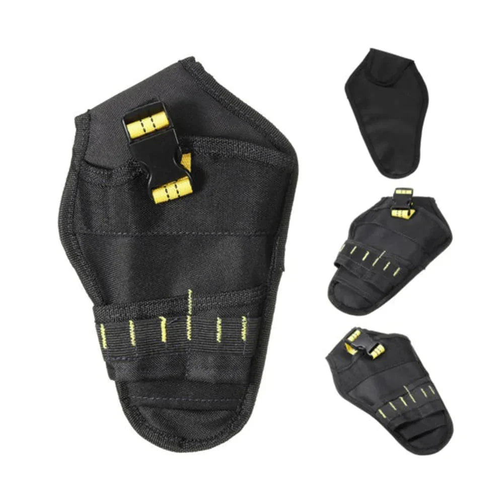 Heavy Duty Drill Holster Tool Belt Pouch Bit Holder Hanging Waist Bag Drill Tool Anti Spier