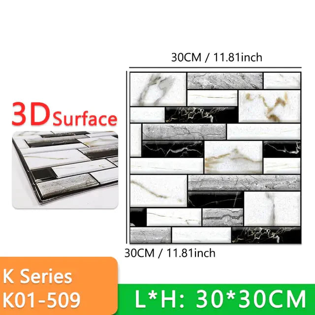 Thick Self-Adhesive Marble Floor Stickers Anti Spier
