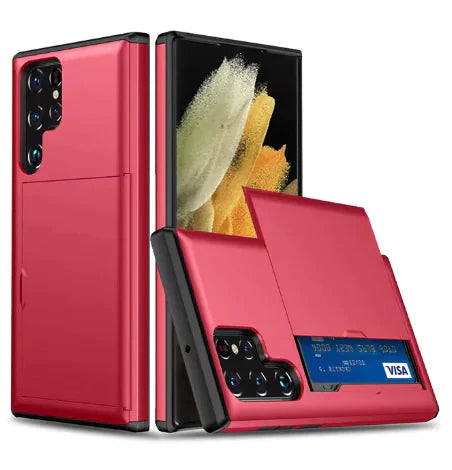 Samsung Wallet Case Anti Spier