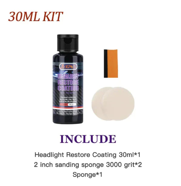 Headlight Restore Coating Anti Spier