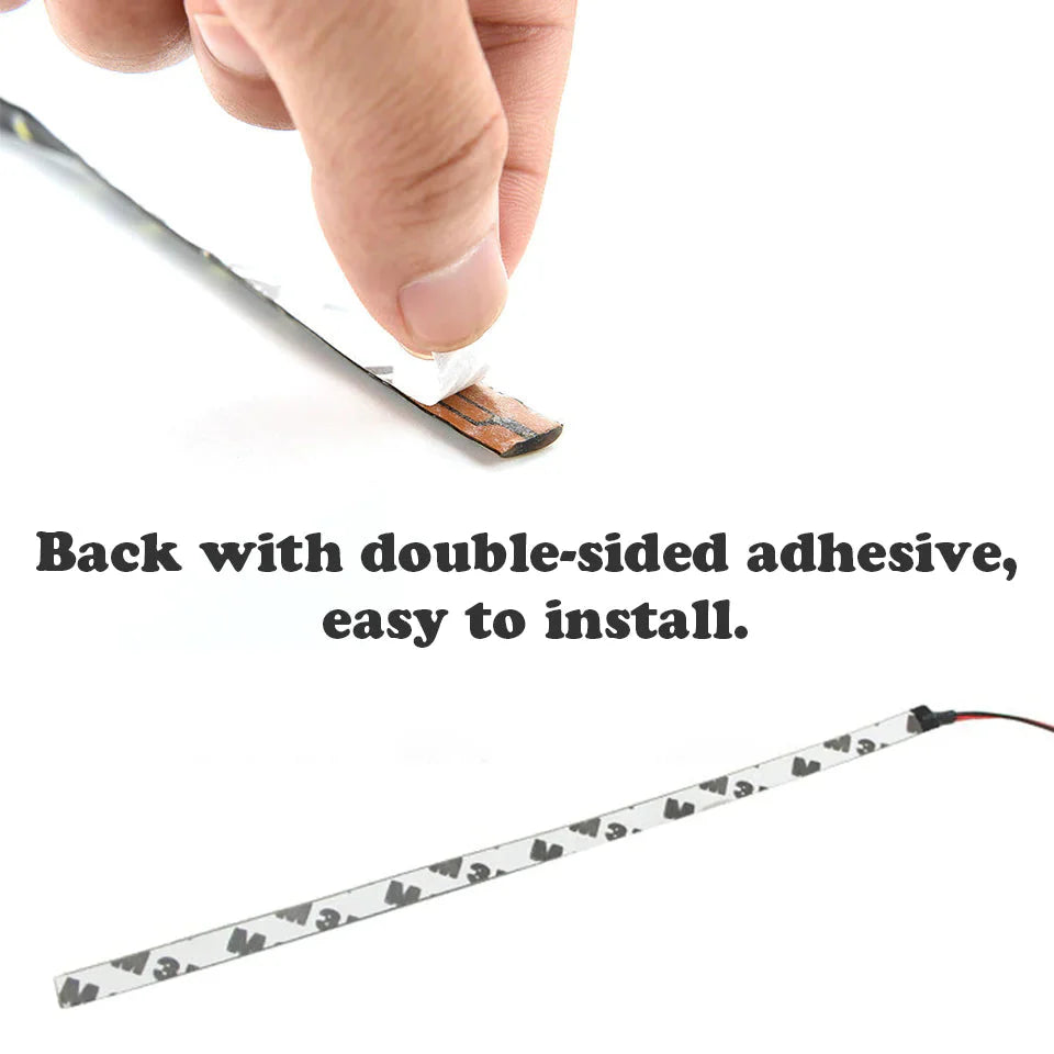 Lot Waterproof 12''/15 DC 12V Motor LED Strip Underbody Light For Car Motorcycle Anti Spier