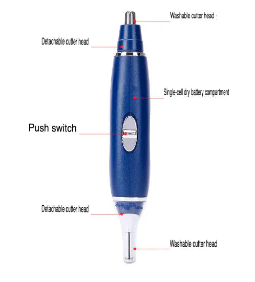 Electric Ear Beard Nose Hair Trimmer Eyebrow Mustache Remover Shaver Clipper New Anti Spier