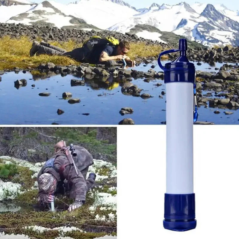 Portable Outdoor Survival Water Life Straw Anti Spier