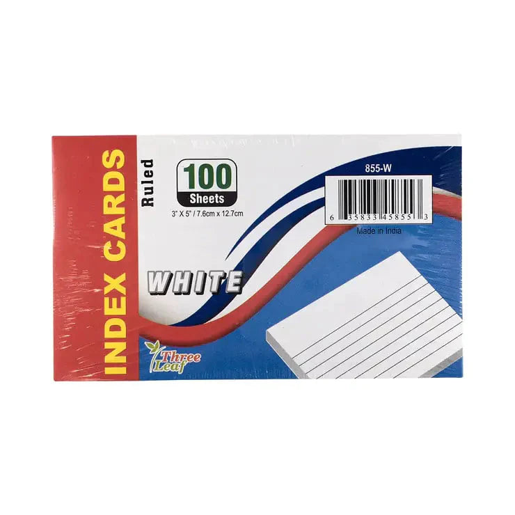 Three Leaf Index Card Anti Spier