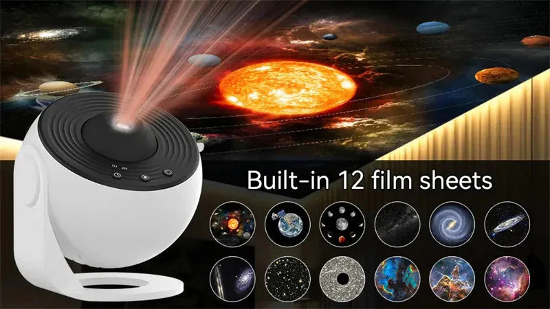 Night Light Galaxy Projector Starry Sky Projector 360 Rotate Planetarium Lamp For Kids Bedroom Valentines Day Gift Wedding Deco Anti Spier