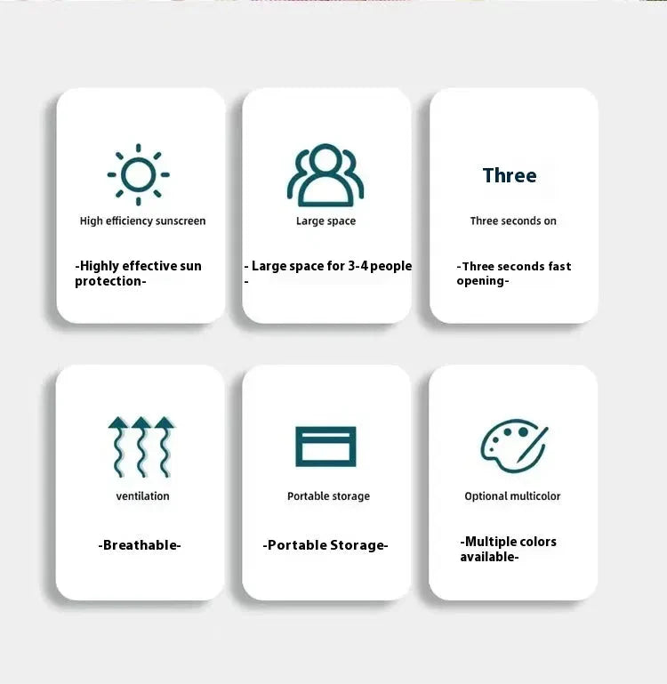 3-4 Double Automatic Camping Tent Anti Spier