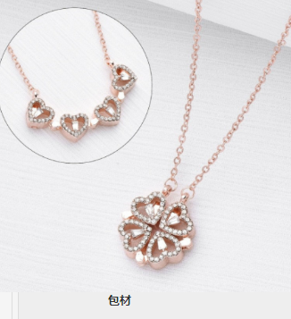 Luxury Four Leaf Clover Necklace Anti Spier
