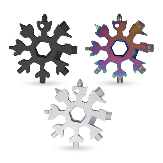 18 in 1 Portable Snowflake Multi Tool Anti Spier