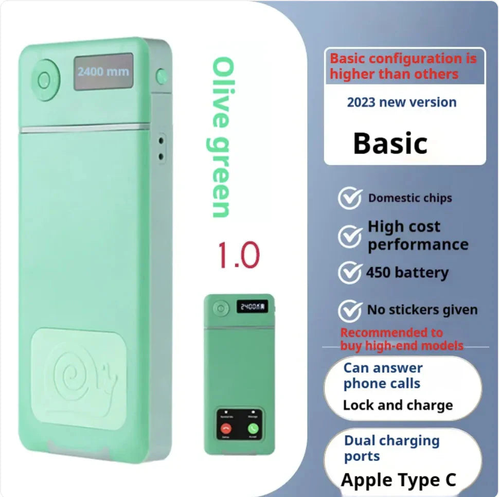 Enhanced Mobile Phone Lock Box with Timer – Self-Discipline Tool for Focus and Internet Control Anti Spier