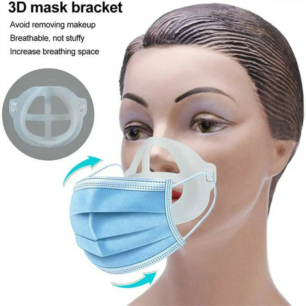 3D Face Mask Bracket Mouth Separate Inner Stand Holder Breathing Space Frame Anti Spier
