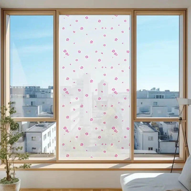 Static Cling Window Film - Frosted 3D Decorative Vinyl Anti Spier