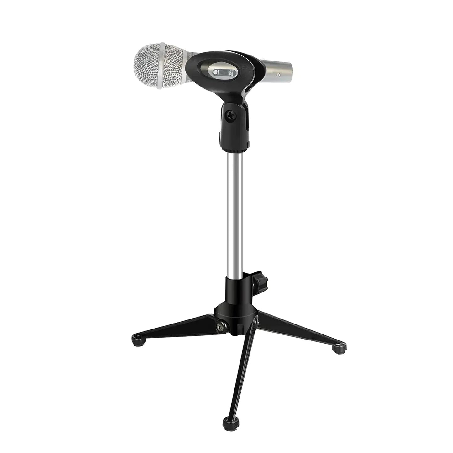 5Core Desktop Mic Stand Tripod Universal Desk Microphone Holder Table Top Stands Anti Spier
