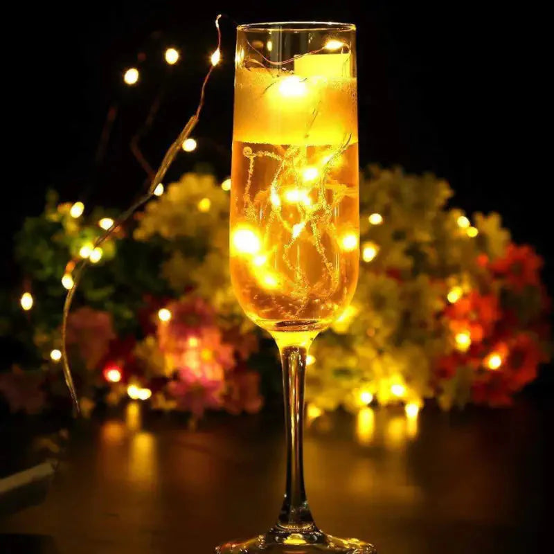 Mini Fiery 100 Lights Shine Like Firebugs With Solar Power 2/ Pak Anti Spier