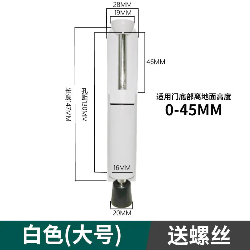 Invisible Foot-operated Door Stopper and Holder Anti Spier