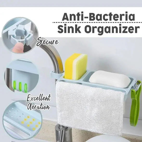 Anti Bacterial Sink Organizer Anti Spier