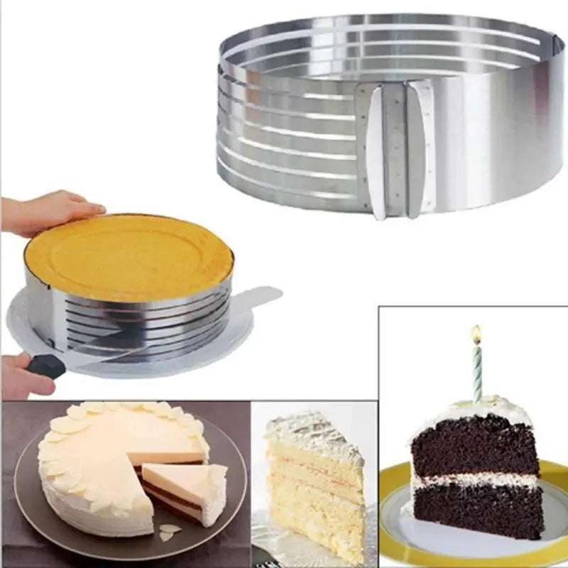 Adjustable Cake Cutter Slicer Anti Spier