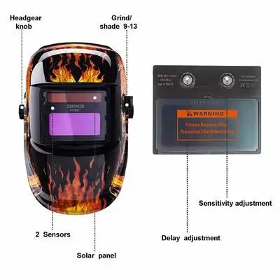 Auto-Darkening Electric Welding Mask Anti Spier