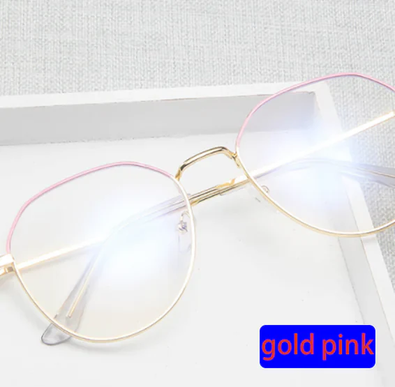 Blue Light Blocking Glasses with Metal Frame Anti Spier