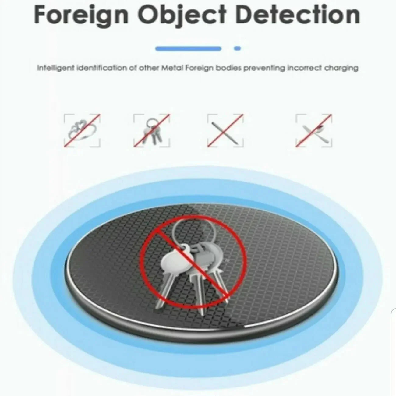 20W Wireless Charger Fast Charge Pad For Samsung iPhone XS Max X XR 12 13 Pro Anti Spier