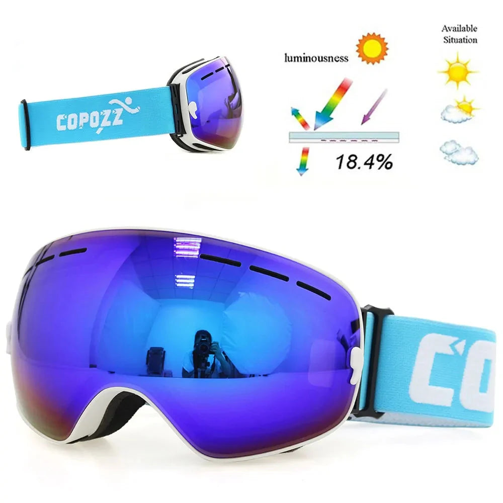 Anti-Fog Ski Goggles Anti Spier