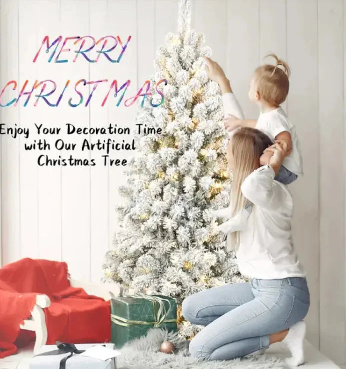 Frost Glow 5ft Flocked Tree Anti Spier