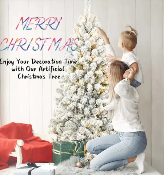 Frost Glow 5ft Flocked Tree Anti Spier