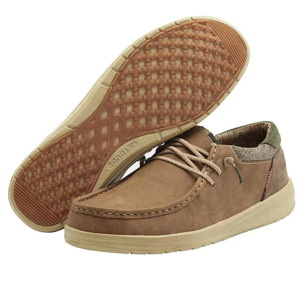 Hey Dude Men's Paul | Men’s Shoes | Men's Lace Up Loafers | Comfortable & Light-Weight 8 Nut Anti Spier