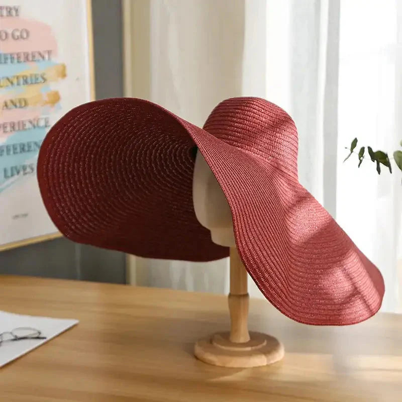 Large Wide Brim Women's Sun Hat Anti Spier