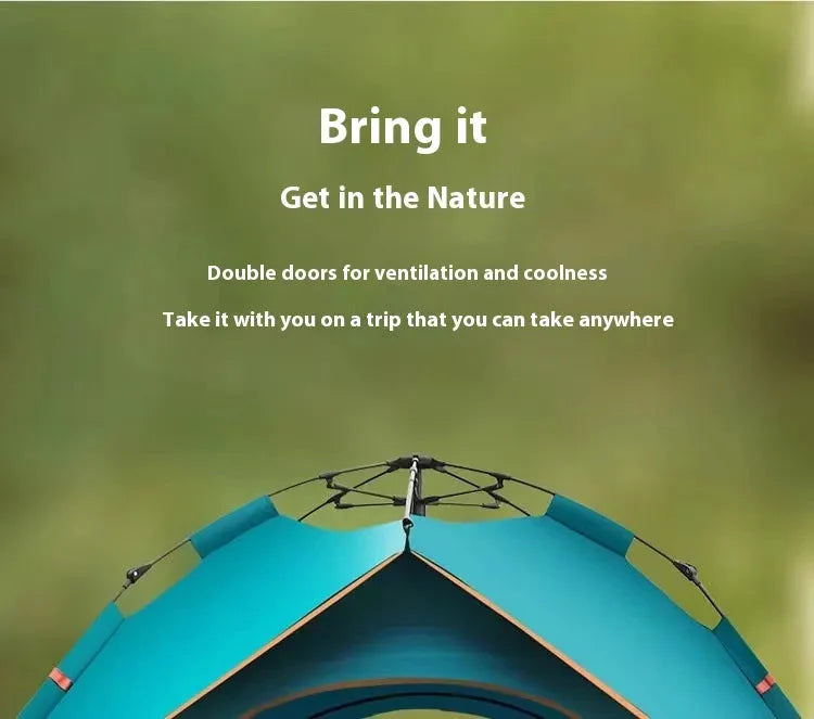 3-4 Double Automatic Camping Tent Anti Spier