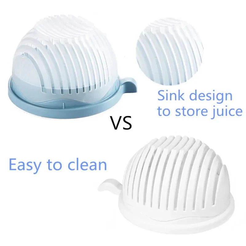 Upgraded Salad Cutter Bowl Anti Spier