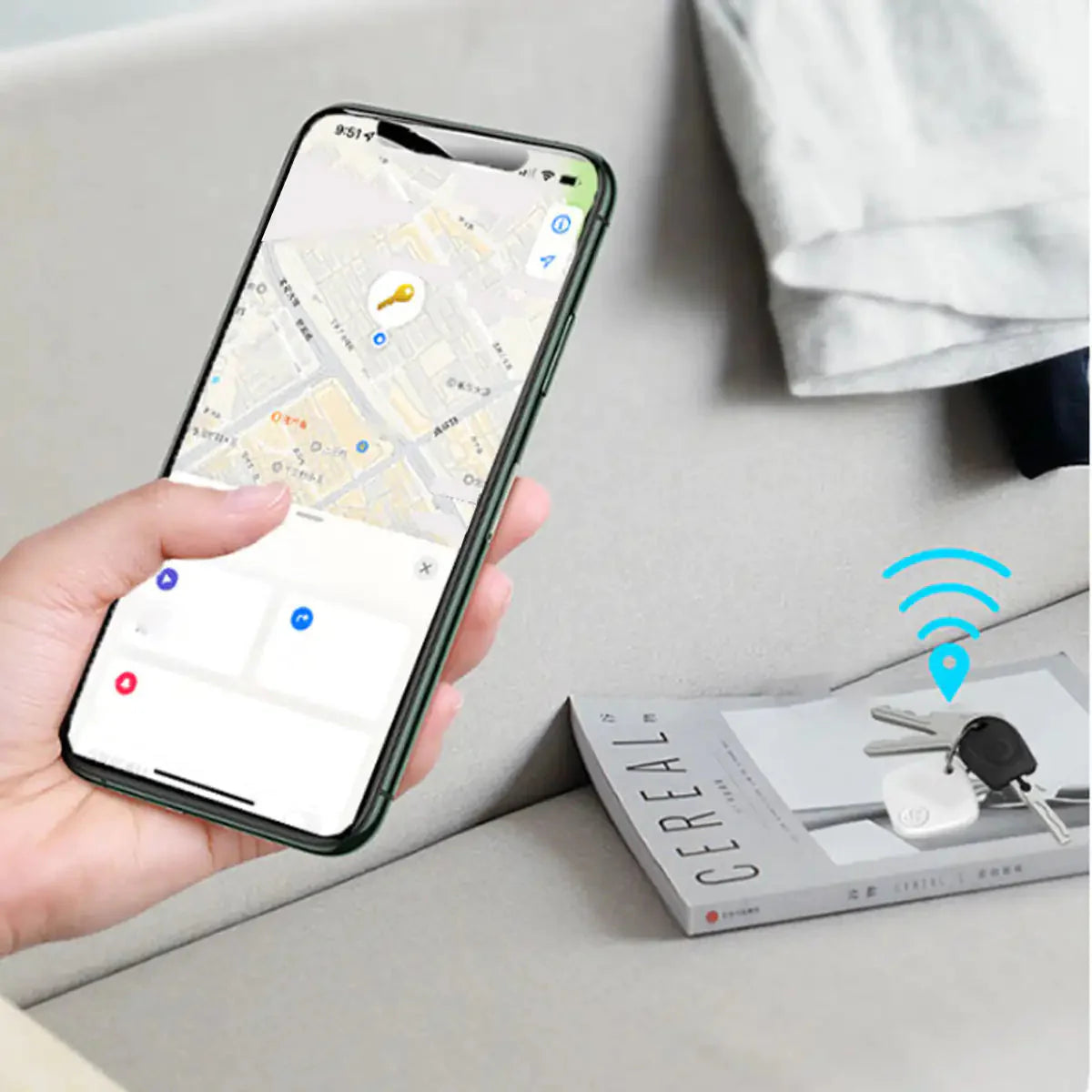 Anti Lost GPS Enabled Lost and Found Tag Anti Spier