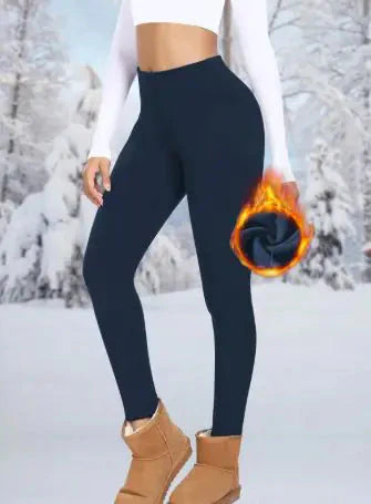 High Waist Warm Yoga Sports Leggings Anti Spier