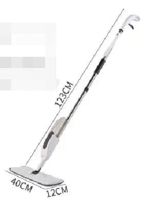 Floor Mop with Reusable Microfiber Pads Anti Spier