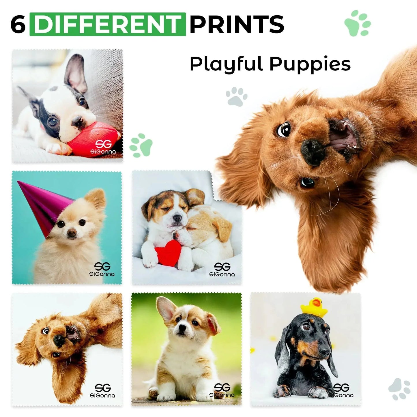 Microfiber Cleaning Cloth for Glasses Lens Camera Phone Screen 6 Pcs Very Soft Anti Spier