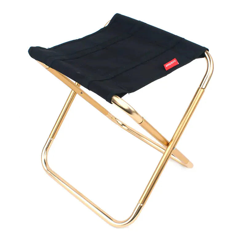 Outdoor Folding Chair - 7075 Aluminum Fishing Stool Anti Spier