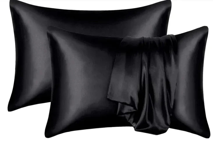 Silk-like Solid Color Pillowcase Anti Spier