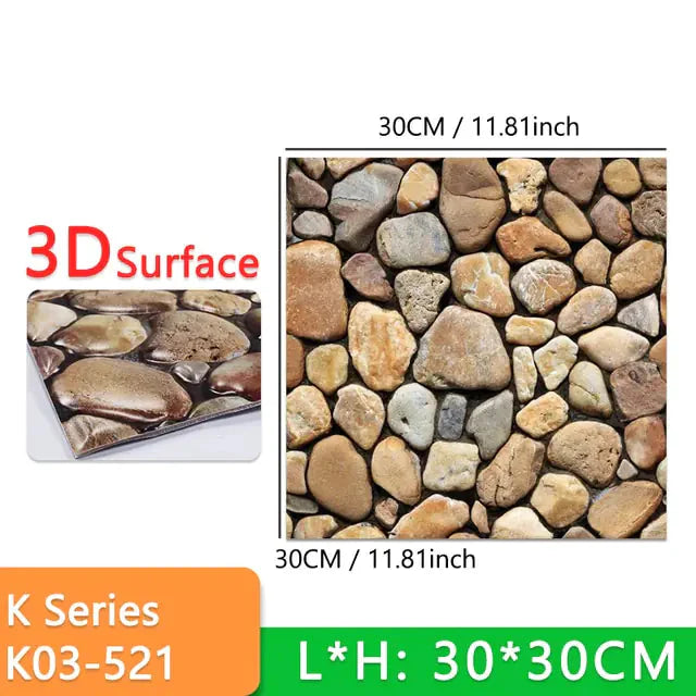 Thick Self-Adhesive Marble Floor Stickers Anti Spier