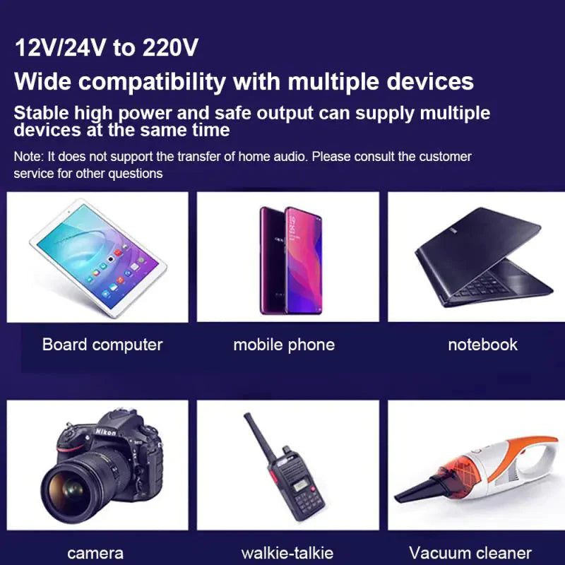 Truck Home Socket Auto Charger Converter Adapter Anti Spier