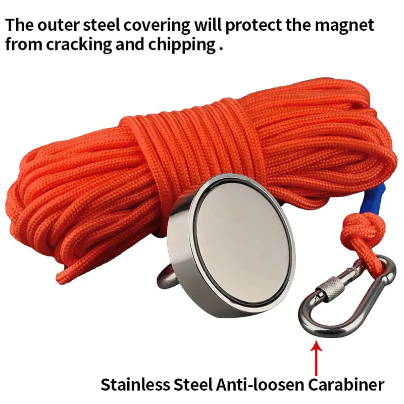 Heavy Duty Fishing Magnet Rope Anti Spier