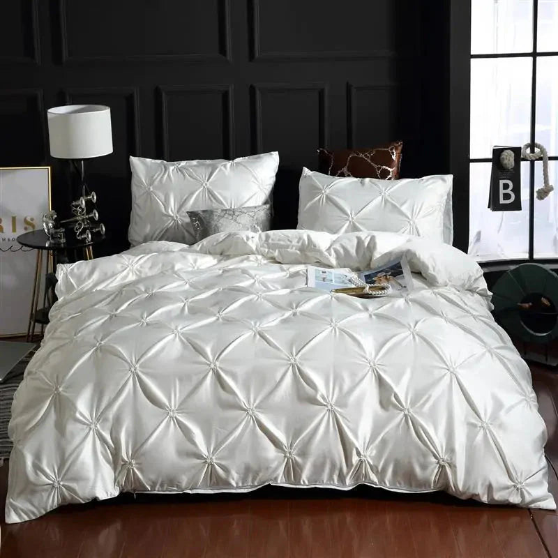 Luxury Silk Bedding Set Anti Spier