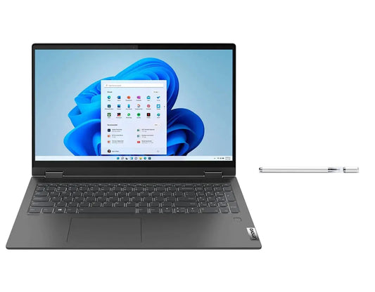 Lenovo Flex 5i 15.6" FHD Touch Screen Laptop | Intel Core i5-1135G7 Processor | 8GB RAM | 512GB SSD | Intel Iris Xe Graphics | Windows 11 Home | Graphite Grey | Bundle with Stylus Pen Anti Spier