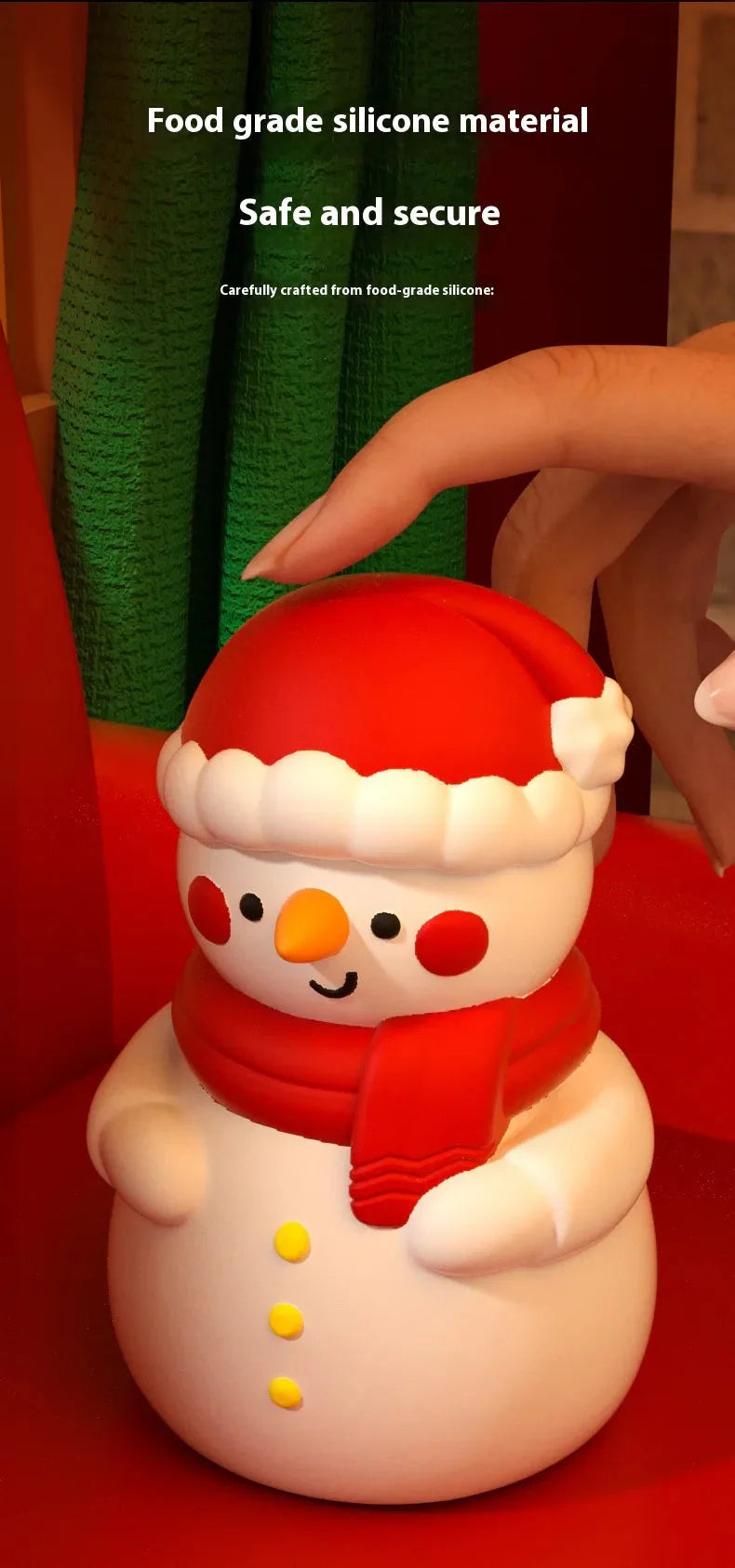 Snowman Night Lamp Anti Spier