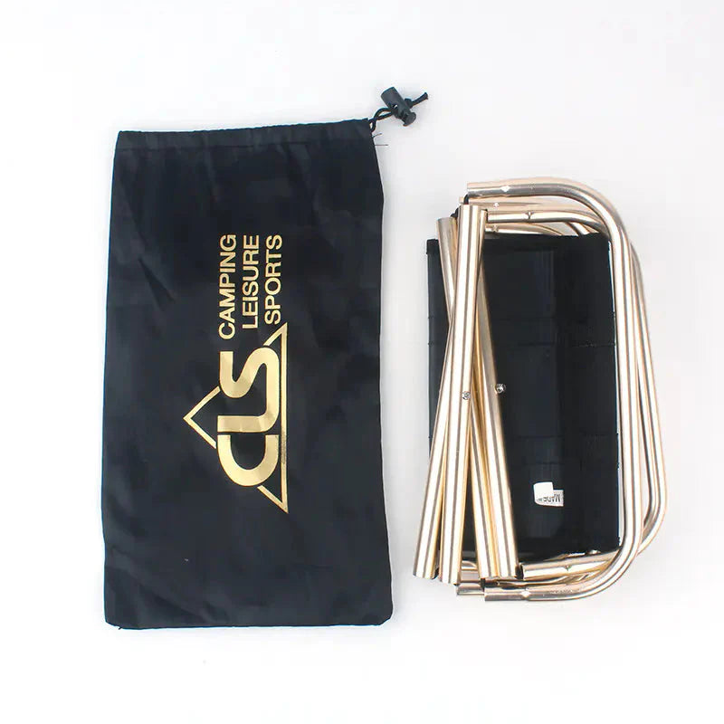 Outdoor Folding Chair - 7075 Aluminum Fishing Stool Anti Spier