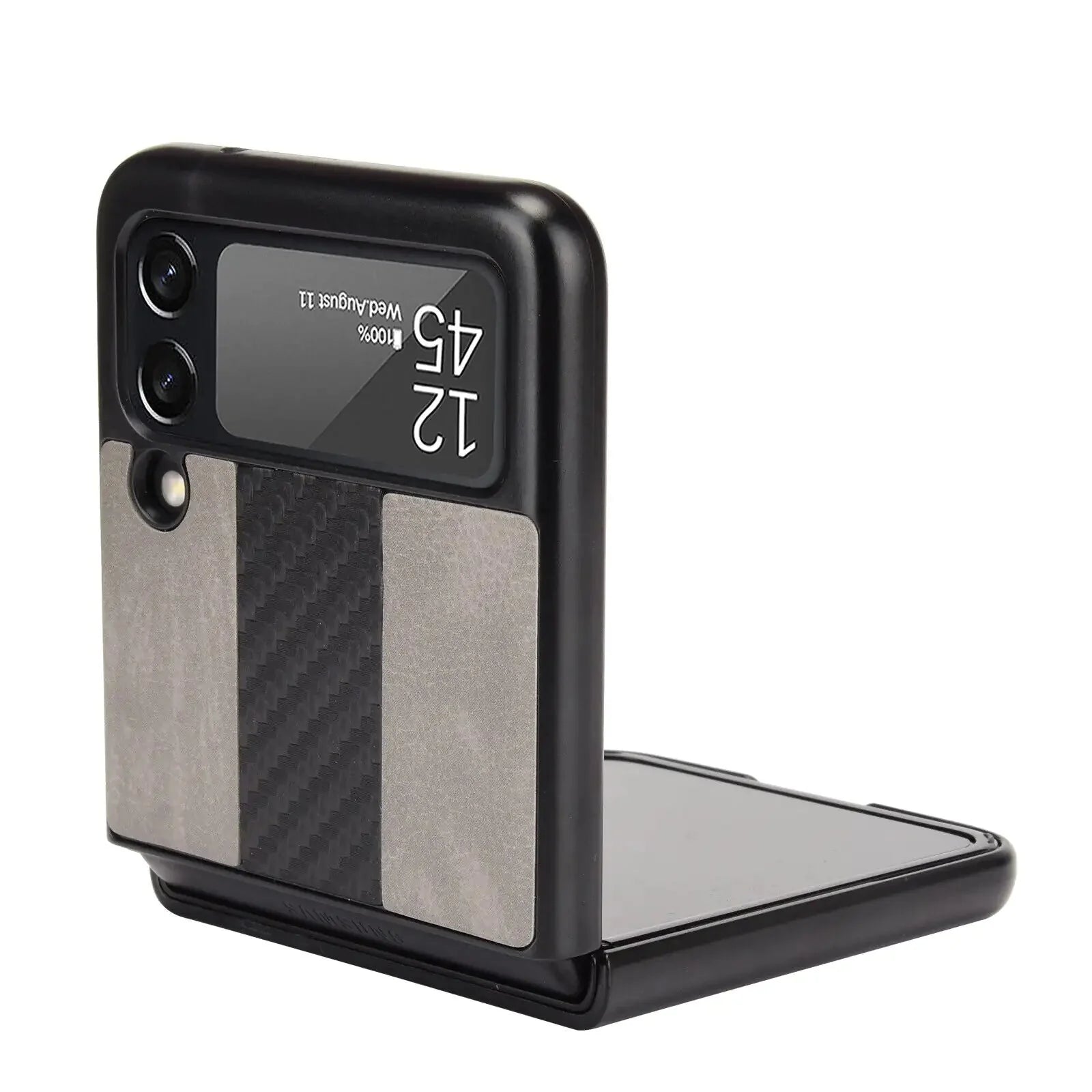 For Samsung Galaxy Z Flip 3 5G Slim Folding Leather Shockproof Phone Case Cover Anti Spier