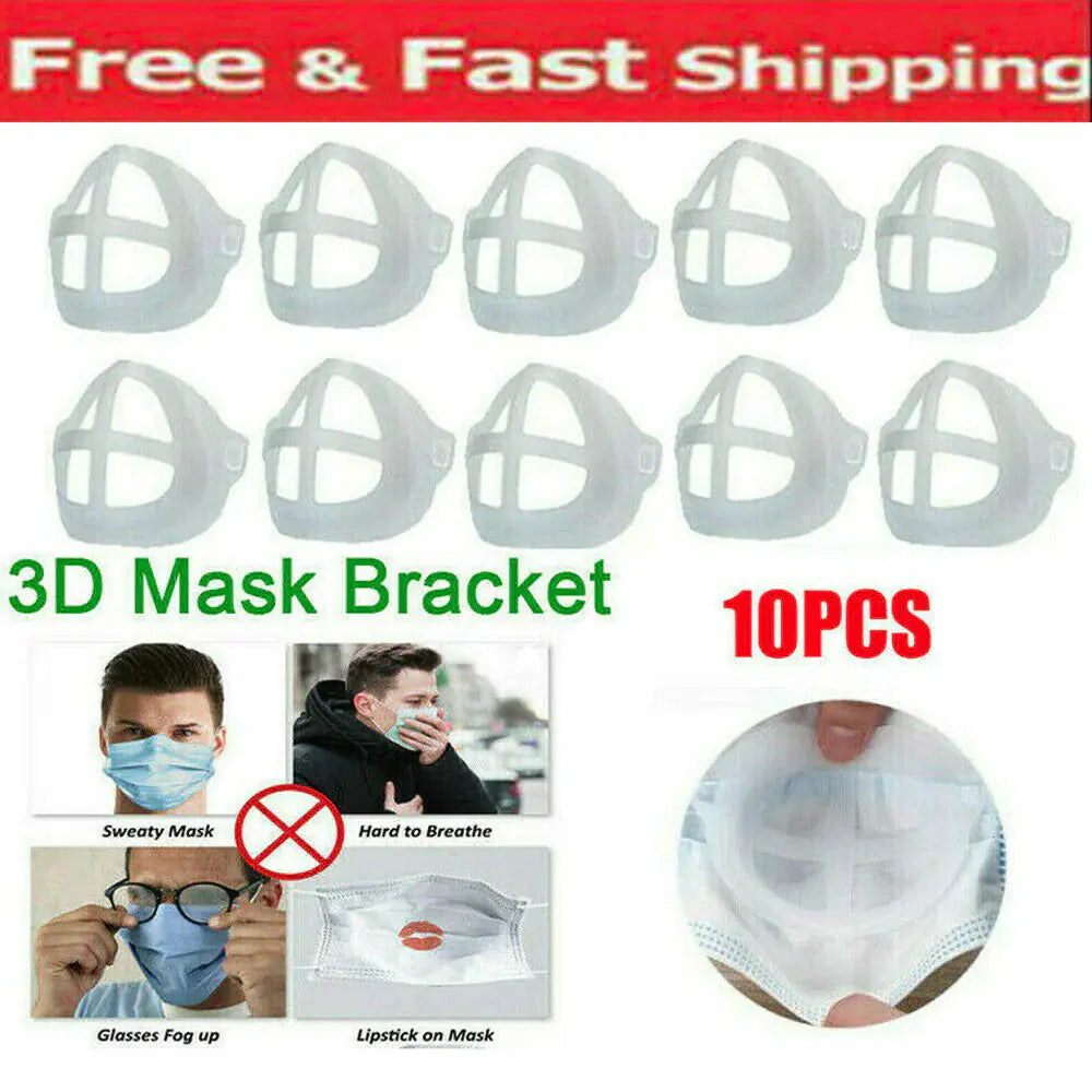 3D Face Mask Bracket Mouth Separate Inner Stand Holder Breathing Space Frame Anti Spier